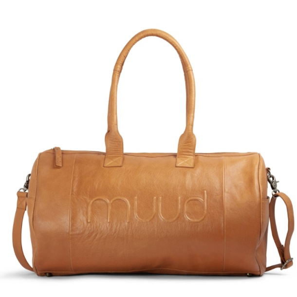 muud Drew weekend bag leather, whisky