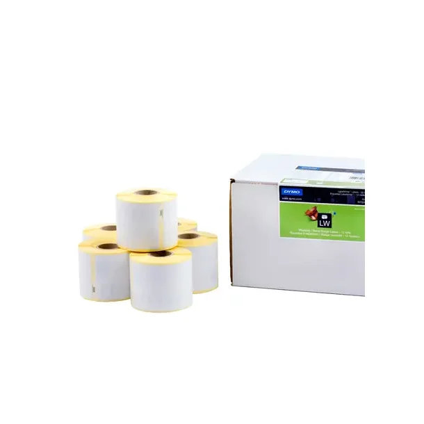 DYMO Fraktetiketter 54x101 mm, (12 rullar &aacute; 220 etiketter) - vit