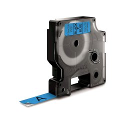 DYMO Tape D1 (45016) 12 mm (7 m) - svart/bl