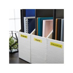 DYMO Tape D1 (45808) 19 mm (7 m) - svart/gul