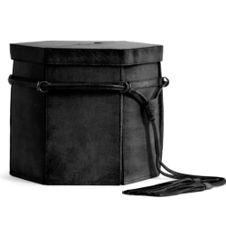 Muud Evita XL V&auml;ska - L&auml;der, Svart