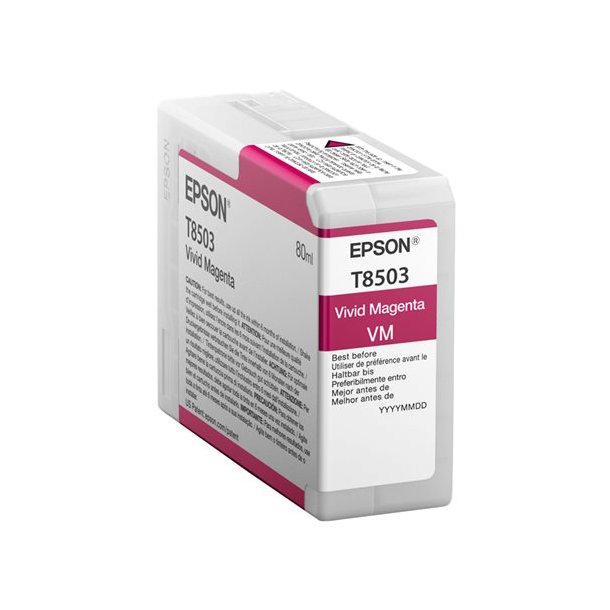 Epson T8503 Original bl&auml;ckpatron (80 ml)