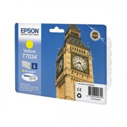 Epson ink cartridge T7034 - C13T70344010 yellow 9,6 ml, original