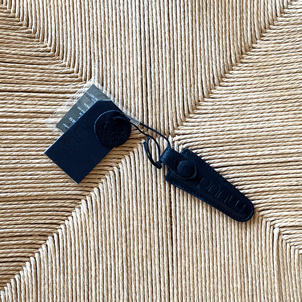 Muud Espoo Etui f&ouml;r Garnsaxar - L&auml;der, Svart