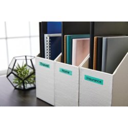 Dymo Tejp D1 9mmx7m svart/grn