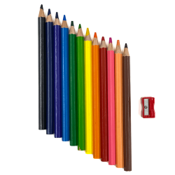 Creative Kids Jumbo f&auml;rgpennor, 12 st