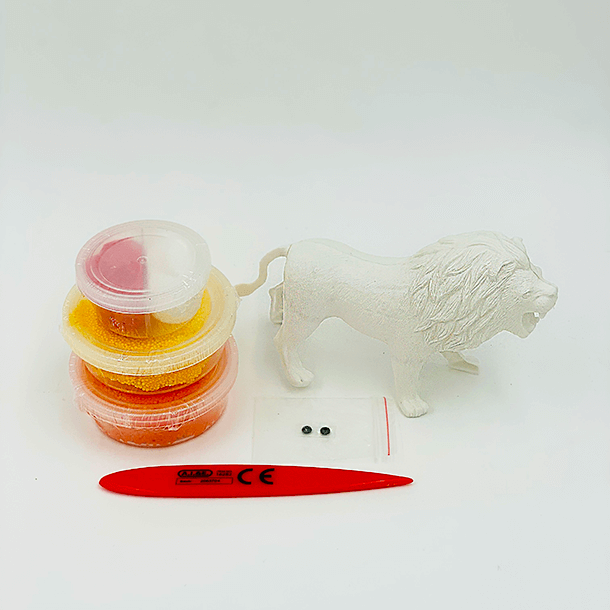 Creative Kids Foam Clay modellera skum - Lejon, 14 g