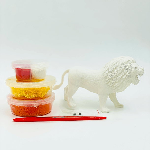 Creative Kids Foam Clay modellera skum - Lejon, 14 g