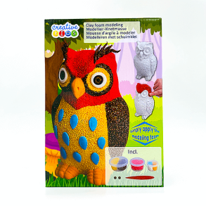 Model Clay Foam Friend Creative Sets – Owl – Mud 'n Lace