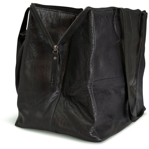 Muud Fro Shopper f&ouml;r Broderi-F&ouml;rvaring - L&auml;der, Svart