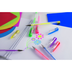 Creative Kids Gelpennor - 12 st, Neon