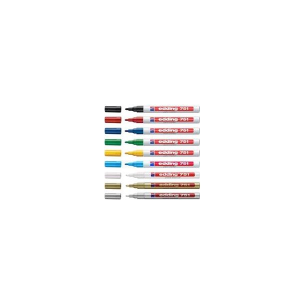 Edding paint markers round tip, 1-2mm. Available in many beautiful colors