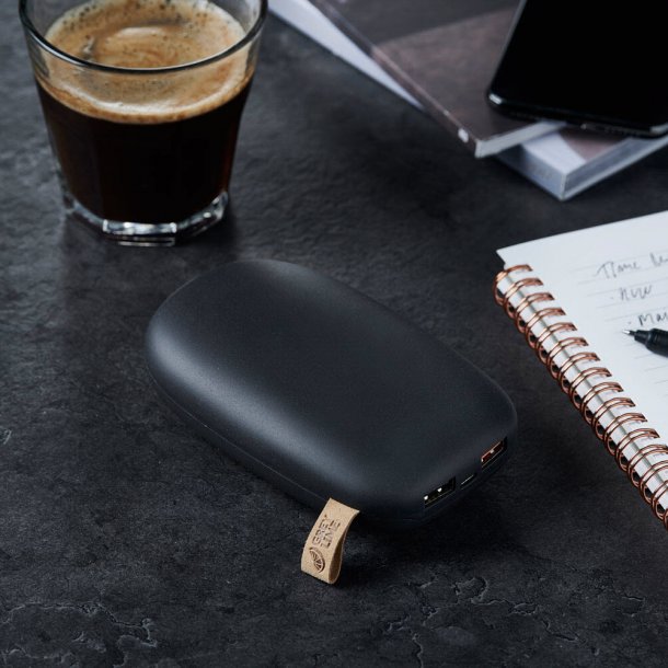 GreyLime Power Stone II 10400 mAh Powerbank - USB-C &amp; USB-A (Svart)