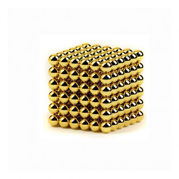 Neocube (216 balls, 5 mm) golden