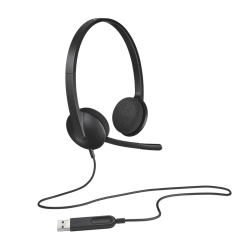 Logitech H340 USB Datorheadset - Svart