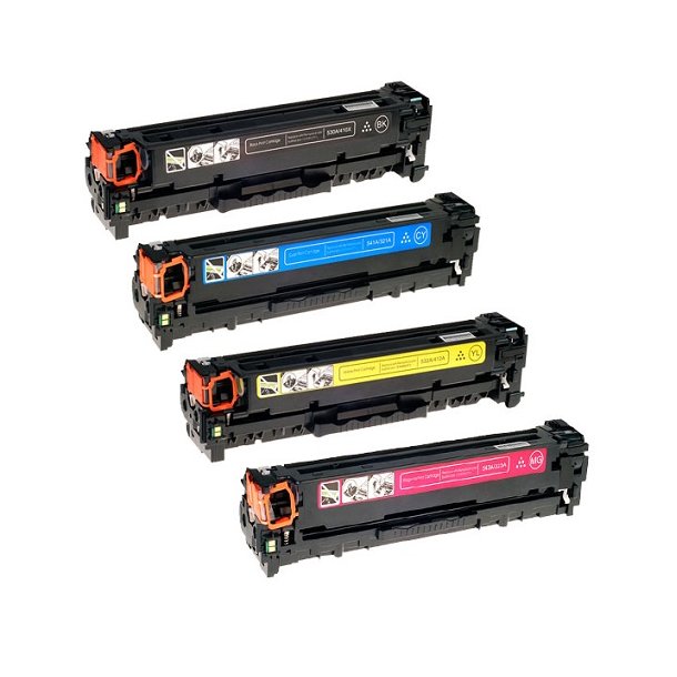 Kompatibel HP 125A combo pack 4 stk Lasertoner6400 sidor