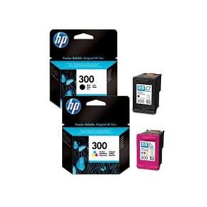 HP bläckpatroner 300 - CN637EE, 2 st. multipack 7,3 ml, original