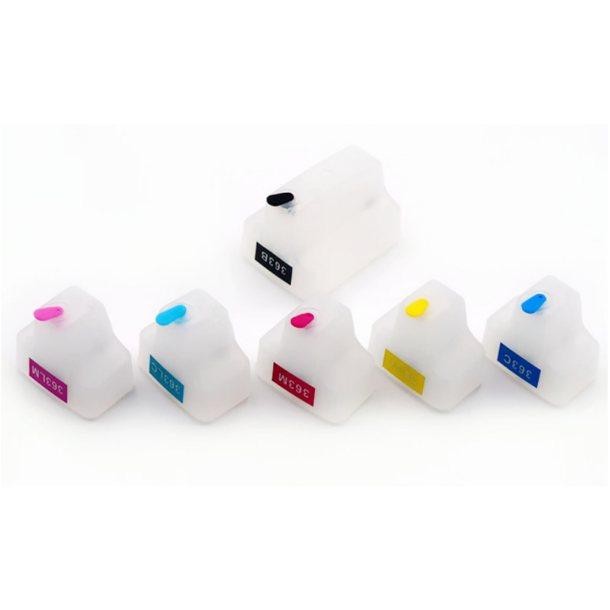 Kompatibel refill patronset HP 363 C8721 - C8775, 6-f&auml;rgad