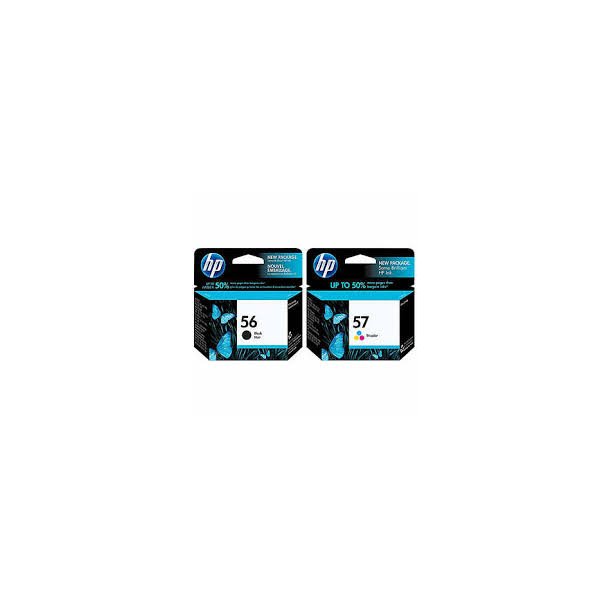 HP 56 / 57 combo pack 2 stk Original bl&auml;ckpatron - 23,5ml