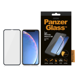 PanzerGlass sk&auml;rmskydd iPhone X/Xs/11 - svart, Case Friendly