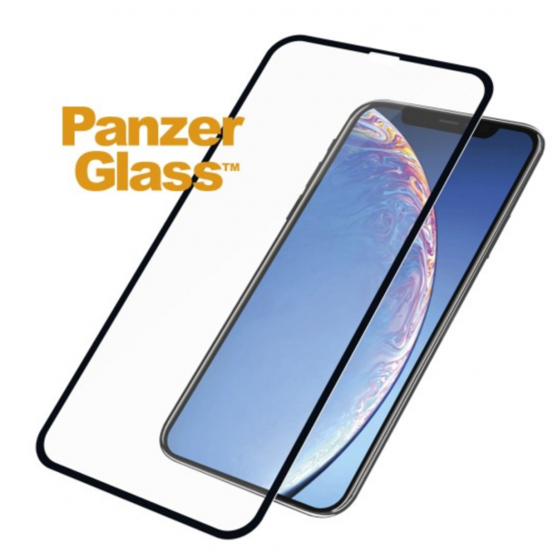 PanzerGlass sk&auml;rmskydd iPhone Xs Max/11 Max - svart, Case Friendly