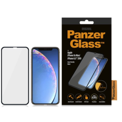 PanzerGlass sk&auml;rmskydd iPhone Xs Max/11 Max - svart, Case Friendly