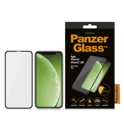 PanzerGlass sk&auml;rmskydd iPhone XR/11R - svart, Case Friendly