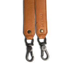 Muud Hudson XL Axelrem - L&auml;der, Whisky (70 cm)