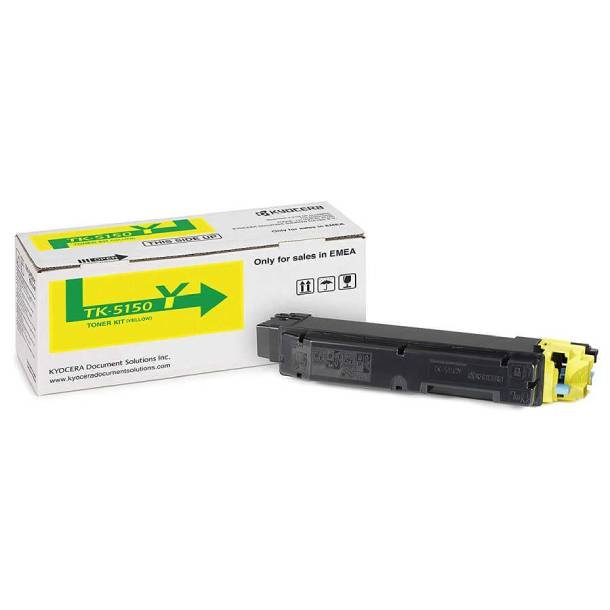 Kyocera TK-5150 Y lasertoner - 1T02NSANL0 Original - Gul 10000 sider