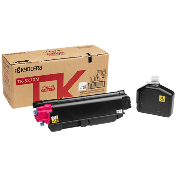 Kyocera TK-5270 M lasertoner - 1T02TVBNL0 Original - Magenta 6000 sider