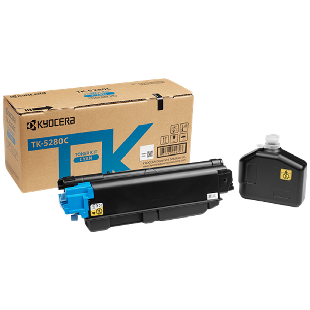 Kyocera TK-5280 C lasertoner - 1T02TWCNL0 Original - Cyan 11000 sider