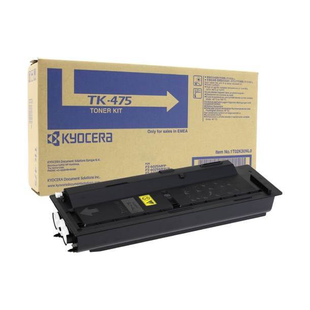 Kyocera TK-475 BK Original lasertoner (15000 sidor)