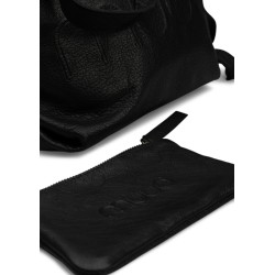 Muud Laura Mini V&auml;ska - L&auml;der, Svart