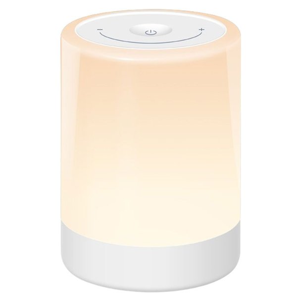 Lippa baby night light with colors, touch function and battery, White