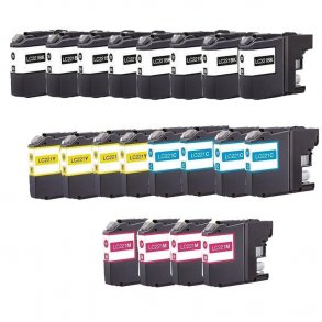 Pixojet ink cartridges Brother LC 221, 20 pcs. discount pack 248 ml