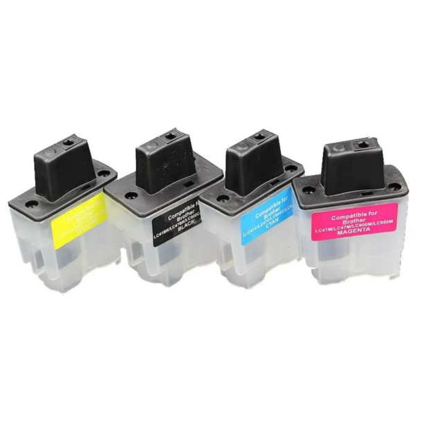 Pixojet refill patronst Brother LC900 / LC41, 4-farvet