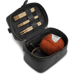 Muud Lexi Mini V&auml;ska/Toalettv&auml;ska - L&auml;der, Svart