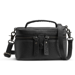 Muud Lexi Mini V&auml;ska/Toalettv&auml;ska - L&auml;der, Svart