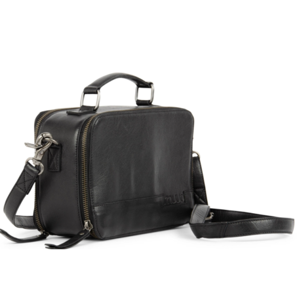 Muud Lilly Etui - L&auml;der, Svart