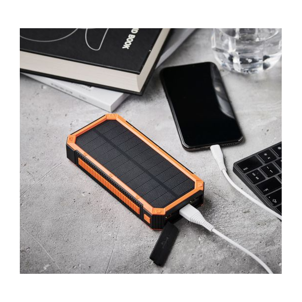 Lippa 20.000 mAh Foldbar 7W Solcelle Powerbank