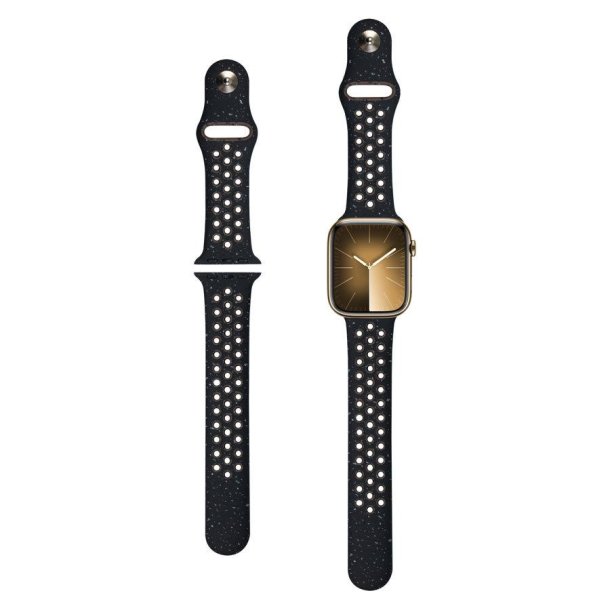 Lippa Apple Watch Flour Silikonerem 42/44/45/49 - Sort