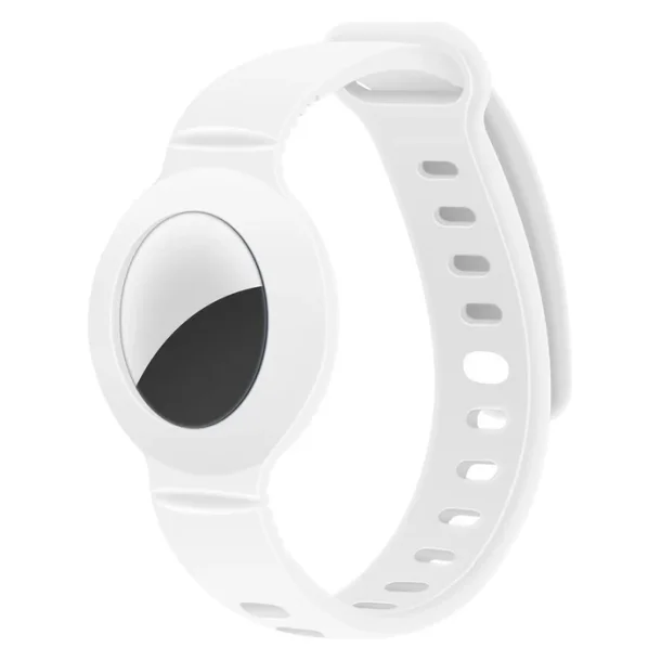 Lippa Silicone Wrist Strap for AirTag and Smart Finder, White