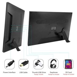 Lippa Frameo 15,6" Digital Billedramme m. Video - Sort