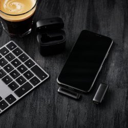 Lippa Dobbelt Trdls Lavalier Mikrofon - Lightning