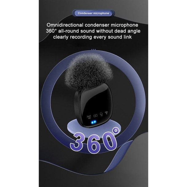 Lippa Pro Trdls Stjreducerende Mikrofon 2-pak - Lightning