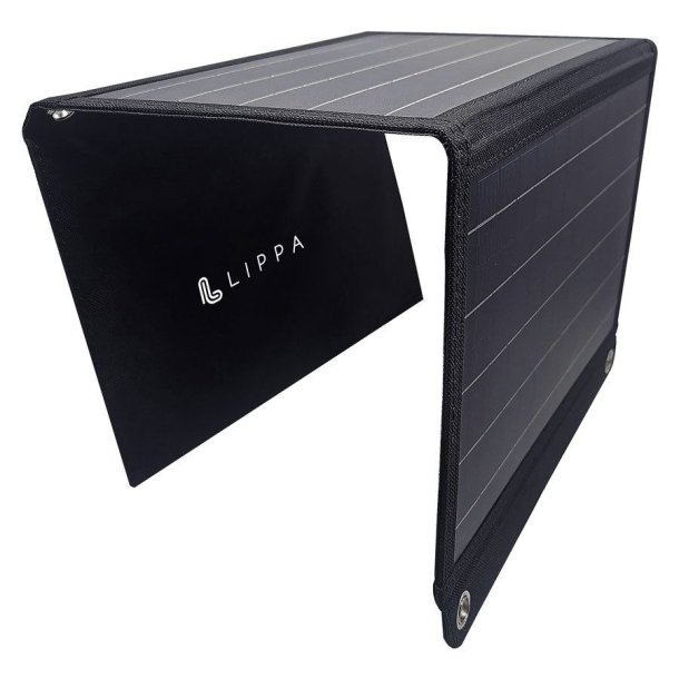 Lippa 15W Solcellepanel - 2 x USB-A Output