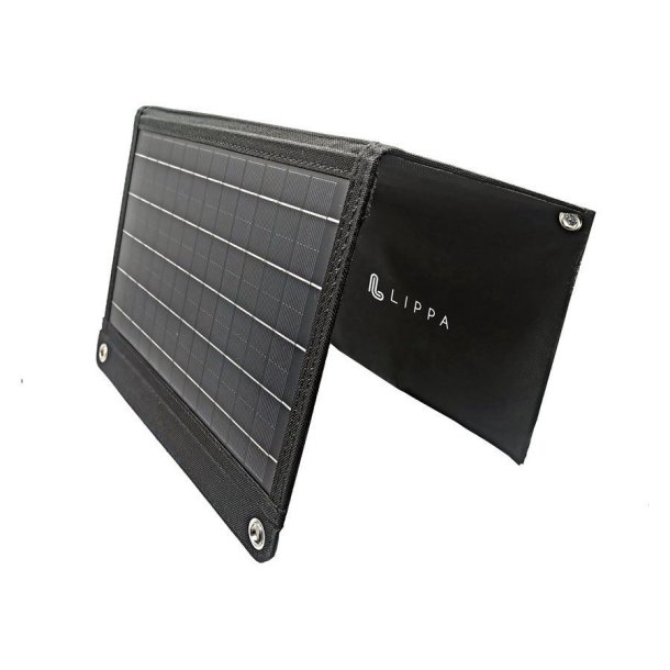 Lippa 15W Solcellepanel - 2 x USB-A Output