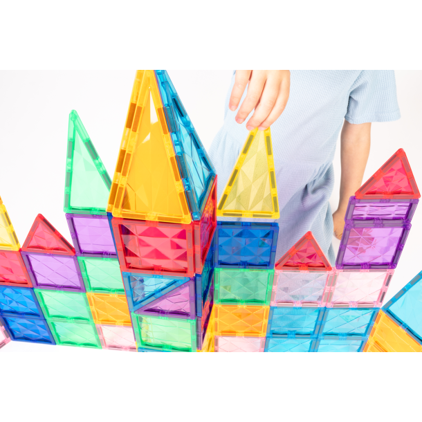 Magnetic Tiles byggest, 100 stk