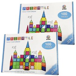 Magnetic Tiles byggest - Sampak, 2 x 100 dele