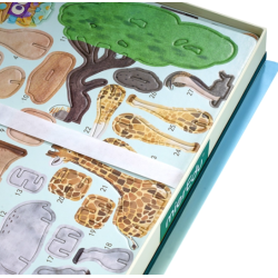 mierEdu Kreativt magnetisk legest - Dyreriget (DA)